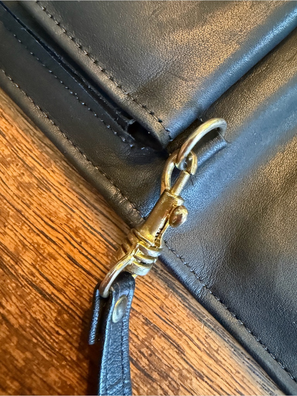 Rolfs Black Leather MACRO BAG wallet - Picture 8 of 10